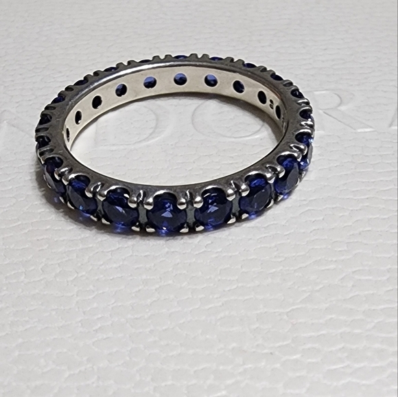 Pandora Sparkling Row Eternity RingSterling silver Size 60 - Picture 2 of 5